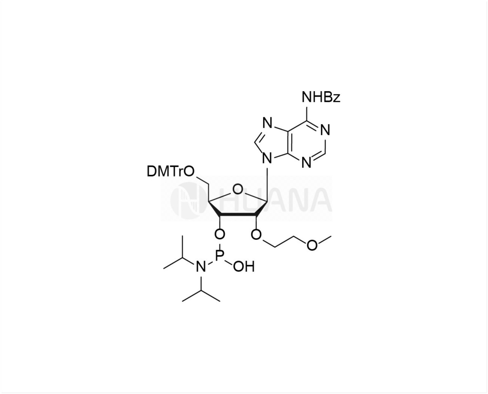DMTr-2'-O-MOE-rA(Bz)-3'-CE-(1-하이드록시-N,N-다이소프로필)포스포라미디트